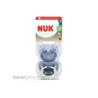 NUK First Choice Day & Night Πιπίλες Σιλικόνης 18-36m Boy 2τμχ