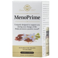 SOLGAR MenoPrime Συμπλήρωμα Διατροφής για Ανακούφιση από τα Συμπτώματα της Εμμηνόπαυσης 30 Μίνι - Ταμπλέτες
