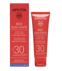 Apivita Bee Sun Safe Hydra Fresh Ενυδατική Κρέμα Gel Προσώπου SPF30, 50ml