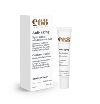 E68 Anti-aging Eye Contour Cream Κρέμα Ματιών με Υαλουρονικό Οξύ & Καφεΐνη 15ml