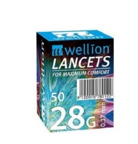 Wellion Lancets for Maximum Comfort 28G Σκαρφιστήρες 0,37mm, 50 τεμάχια
