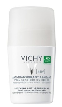 VichyDeodorant Sensitive Skin Αποσμητικό  Roll - On 48ωρης Προστασίας  50ml