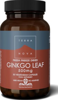 TerraNova Ginkgo Leaf 500mg Συμπλήρωμα Διατροφής Για Ενίσχυση της Μνήμης 50caps.