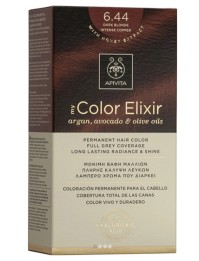 Apivita My Color Elixir Μόνιμη Βαφή Μαλλιών No 6.44 Ξανθό Σκούρο Έντονο Χάλκινο, 1 τεμάχιο