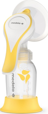 Medela Χειροκίνητο Απλό Θήλαστρο Harmony Flex Κίτρινο 150ml