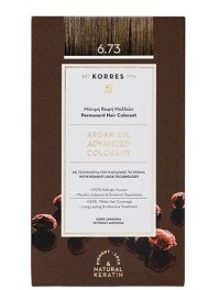 KORRES Βαφή Argan Oil Ageless Colorant, 6.73 Χρυσό Κακάο