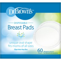Dr.Browns Disposable Breast Pads - Επιθέματα Στήθους μιας Χρήσης, Συσκευασία 60 Τεμαχίων [4021]