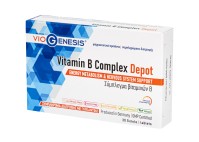 VioGenesis Vitamin B Complex Depot Σύμπλεγμα Βιταμινών Β Βραδείας Αποδέσμευσης 30 tabs
