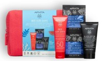Apivita Promo Αντηλιακή Προσώπου Κατά των Πανάδων & των Ρυτίδων SPF50+ 50ml &ΔΩΡΟ mini Μαύρο Gel Καθαρισμού 50ml + Μάσκα Προσώπου Θαλάσσια Λεβάντα (2x8ml)