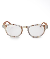 Frog Optical Γυαλιά Πρεσβυωπίας Τριχρωμία Λευκή-Γκρι-Ξύλινη, Code:F246 +1.00