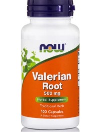Now Foods Valerian Root 500mg Συμπλήρωμα Διατροφής Κατά της Αϋπνίας 100 Κάψουλες