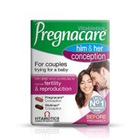 Vitabiotics Pregnacare Him & Her Conception, 60 Ταμπλέτες
