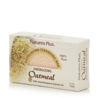 Natures Plus Oatmeal Exfoliating Cleansing Bar Σαπούνι Απολέπισης & Καθαρισμού με Βρώμη 100gr