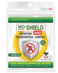 Menarini Mo-Shield Αντικουνουπικό Βραχιόλι Σιλικόνης, Μπλε* 1 τεμάχιο