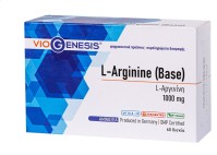 VioGenesis L-Arginine [BASE] 1000 mg Αμινοξύ L-Αργινίνη βασικής μορφής 60 tabs