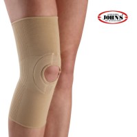 Johns 12382 Ελαστική Επιγονατίδα με Τρύπα σε Μπεζ χρώμα  XL