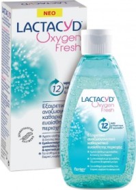 Lactacyd Oxygen Fresh Ultra Refreshing Intimate Wash Καθαριστικό Ευαίσθητης Περιοχής Εξαιρετικά Αναζωογονητικό 200ml