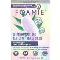 Foamie I Beleaf In You Cleansing Face Bar for All Skin Types Μπάρα Καθαρισμού Προσώπου Με Έλαιο Κάνναβης & Λεβάντα για Όλες τις Επιδερμίδες 60g