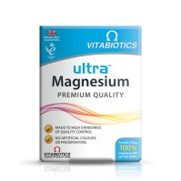 Vitabiotics Ultra Magnesium Συμπλήρωμα Διατροφής Με Μαγνήσιο, 60 Ταμπλέτες
