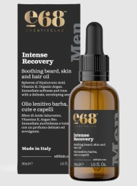 e68 Men Shoothing Oil For Beard Skin  & Hair - Λάδι Γενειάδας, Δέρματος & Μαλλιών 30ml