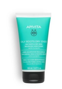 Apivita Oily Roots Dry Ends Balancing Conditioner Κρέμα Μαλλιών Εξισορρόπησης για Λιπαρές Ρίζες & Ξηρές Άκρες, με Τσουκνίδα & Πρόπολη, 150ml