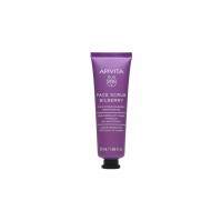Apivita Face Scrub Bilberry Κρέμα Απολέπισης Για Λάμψη Με Μύρτιλο 50ml