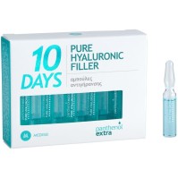 Medisei Panthenol Extra 10 Days Pure Hyaluronic Filler Αντιγηραντικό Serum Προσώπου με Υαλουρονικό Οξύ 10x2ml