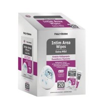 Frezyderm Intim Area Wipes Extra Mild Μαντηλάκια Καθαρισμού Για Την Ευαίσθητη Περιοχή 20 Φακελάκια