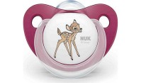 Nuk Ορθοδοντική Πιπίλα Σιλικόνης για 6-18 μηνών Bambi με Θήκη* 1τμχ