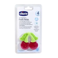 Chicco Μασητικός Κρίκος Οδοντοφυΐας Παγωτό με Gel από Σιλικόνη για 4 m+