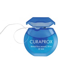 CURAPROX DF 834 Dental Floss Waxed Οδοντικό Νήμα Κηρωμένο, 50m