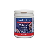 Lamberts Valerian 1600MG έχει Καταπραϋντικές & Ηρεμιστικές Ιδιότητες, 60 tabs