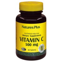 Natures Plus Vitamin C 500mg Συμπλήρωμα Διατροφής Για Ενίσχυση Του Ανοσοποιητικού 90 ταμπλέτες