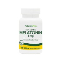 Natures Plus Melatonin 1mg, Συμπλήρωμα Διατροφής για Ξεκούραστο Ύπνο 90tabs