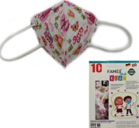 Famex Mask Kids Παιδικές Μάσκες Προστασίας FFP2 NR Pretty Girl 10 τεμάχια