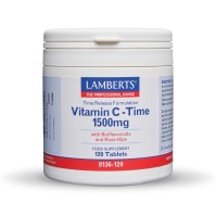 Lamberts Vitamin C Time Release 1500mg – Βιταμίνη C Βαθμιαίας Αποδέσμευσης 120tabs