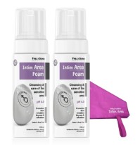 Frezyderm Promo Intim Area Foam Αφρός Καθαρισμού της Ευαίσθητης Περιοχής, 2x150ml & Δώρο Πετσέτα Γυμναστηρίου, 1σετ