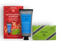 Apivita Promo Pack Winter Wonders Hypericum Ενυδάτωση Χεριών: Κρέμα για Ξηρά-Σκασμένα Χέρια Συμπυκνωμένης Υφής 50ml & Σαπούνι με Ελιά 125gr