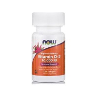 Now Foods Vitamin D3 10.000 IU Συμπλήρωμα Βιταμίνης D3 120 Softgels