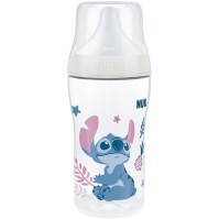 NUK Disney Baby Stitch Perfect Match Πλαστικό Μπιμπερό με Μαλακή Θηλή & Anti-Colic, 260ml (3m+)
