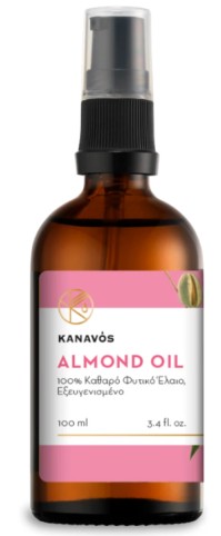 Kanavos Almond Oil - Αμυγδαλέλαιο, 100ml