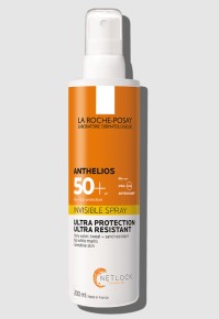 La Roche Posay Anthelios Invisible Αδιάβροχο Αντηλιακό Σώματος SPF50 Spray 200ml