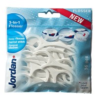 JORDAN 3 in 1 Flosser Οδοντικό Νήμα 36τμχ.