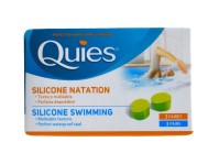 Quies Earplugs Ωτοασπίδες Σιλικόνης για Κολύμβηση Ενήλικων 3 ζεύγη