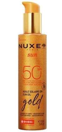 Nuxe Sun Oil Huile Solaire Or Αδιάβροχο Αντηλιακό Λάδι Προσώπου & Σώματος SPF50, 150ml