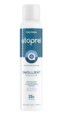 Frezyderm Atoprel Emollient Mousse Μαλακτικός Αφρός Προσώπου & Σώματος για Ξηρή & Ευαίσθητη Επιδερμίδα με Τάση Ατοπίας, 200ml