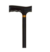 JOHNS ΜΠΑΣΤΟΥΝΙ ΜEΤ/ΚΟ ΛΑΒΗ ΤΑΦ ΡΥΘΜ/ΝΟ H 77-100CM ΜΑΥΡΟ