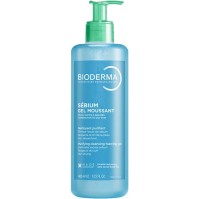 Bioderma Sebium Gel Moussant Gel Καθαρισμού για Λιπαρό Δέρμα με Τάση Ακμής 400ml
