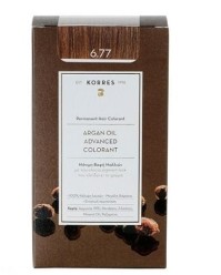 Korres Argan Oil Advanced Colorant Βαφή Μαλλιών 6.77 Πραλίνα 50ml