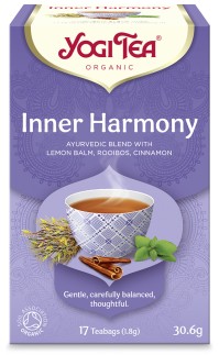Yogi Tea Inner Harmony Βιολογικό Τσάι για Χαλάρωση , Συγκέντρωση & Πνευματική Διαύγεια 17 Φακελάκια 30.6g